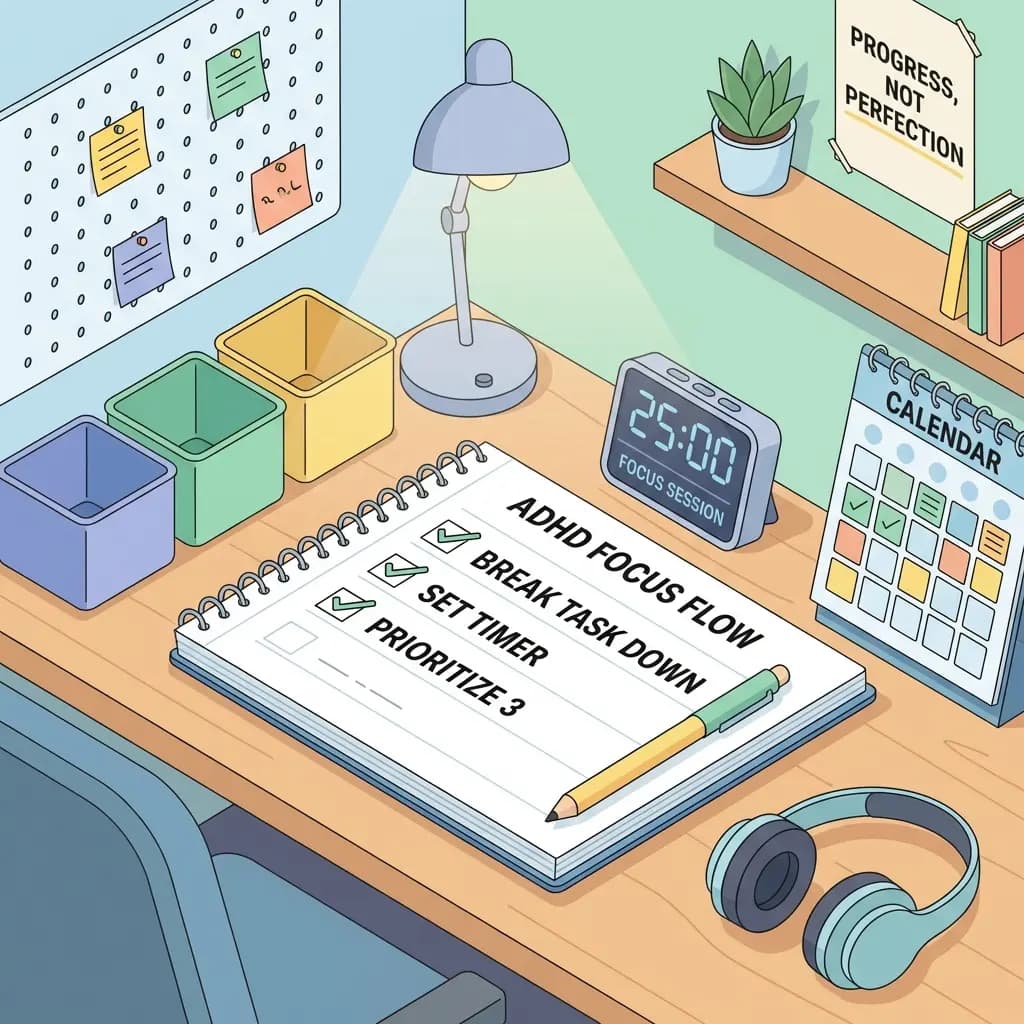 ADHD: How to Organize Tasks Without Feeling Overwhelmed